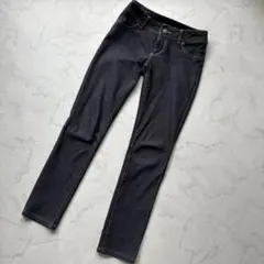 anySiS デニムストレートパンツ サイズ1インディゴスタイリッシュストレッチのサムネイル