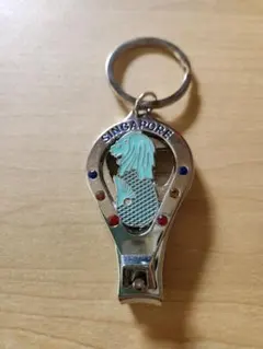 シンガポール マーライオン キーホルダー 爪切り