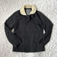 JOURNAL STANDARD ボア襟 ジャケット ブラック コットン 黒 M