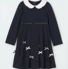 【オンワード】any FAM KIDSネイビー ワンピース フォーマル120cm