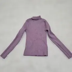 GRL グレイル ハイネックリブニット トップス　ピンク系