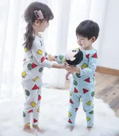 大人気！秋冬　韓国パジャマ　子供向け長袖長ズボン　クレヨンしんちゃん