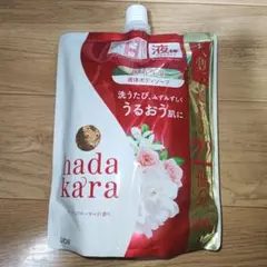 hadakara ボディソープ フレッシュフローラルの香り 800ml 詰替用