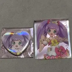 即日発送】プリパラ lafary らぁら ハート缶バッジ 特典 5点セット