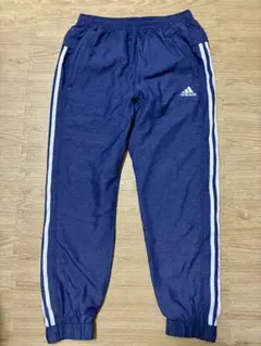 アディダスadidasウィンドブレーカーパンツ ネイビー Lサイズ ユニセックス