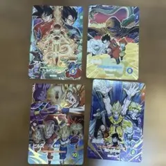 ドラゴンボールスーパーダイバーズ ムービーポスターカード4枚宝箱悟空