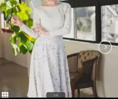 ミッシュマッシュのブラーフラワースカート