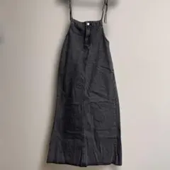 DAZY グレー デニム キャミワンピース S