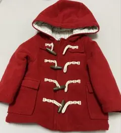 petitmain フード付きダッフルコート　100 女の子ベビー冬服　アウター