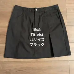 新品 Titleist ゴルフスカート LLサイズ ブラック タイトリスト - メルカリ