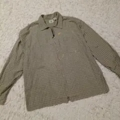 GAP 長袖シャツ ジップアップ チェック柄 XL