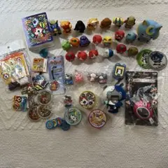 妖怪ウォッチ　ソフビ　指人形　キーホルダー　カードケース　ストラップ　まとめ売り