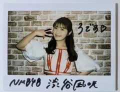 NMB48 渋谷凪咲　直筆サイン入り生写真　直筆サイン入りチェキ　776 渋谷凪咲 直筆 サイン 入り チェキ NMB48 髪 - メルカリ