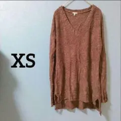 Vネックニット XS