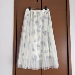 ハニーズ　Haneys チュールスカート　ロング　Mサイズ　ゴム　花柄のサムネイル