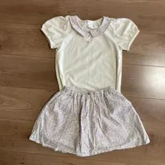 ロペピクニック　スカート　セットアップ　ピンク　花柄のサムネイル