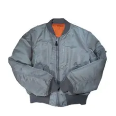 MADE IN ＵＳＡ ALPHA MA-1 シルバー グレー