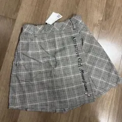 mezzo piano チェック柄スカート M (150)