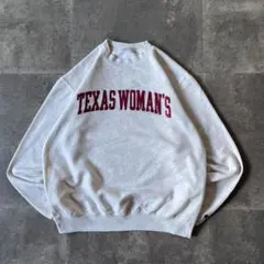 00s Champion スウェット 立体刺繍ロゴ 灰 XL A421 カレッジ