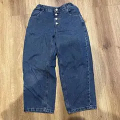 GU デニム プルオンバギーパンツ 140cm