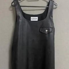 OJYON ブラック キャミワンピース