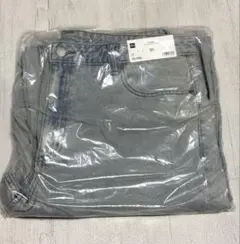 オンライン限定サイズ　GU バレルレッグジーンズ 3XL 62 BLUE
