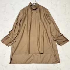 美品✨ADORE マットポプリンブラウス スタンドカラー 洗える 38のサムネイル
