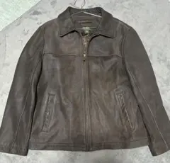 Eddie Bauer ダークブラウン 本革レザージャケット