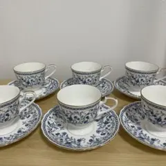 ナルミ　MARUMI ティーカップ＆ソーサー6客セット