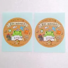 伊東市 東海バス かえるのピクルス スタンプラリー ステッカー 2枚