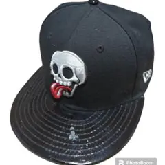 NEWERA 　ドクロ刺繍キャップ　(中古)のサムネイル