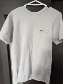LACOSTE グレー Tシャツ Mサイズ ポケット付きのサムネイル