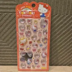 ハローキティ 3Dシールセット　韓国サンリオボンボンドロップ