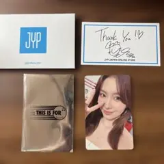 TWICE モモ1万円特典カード＆メッセージカード