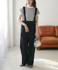 ディスコート コットンツイルサロペット