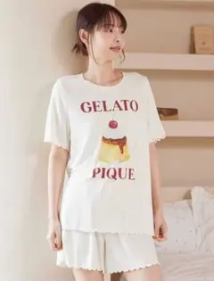新作GELATO PIQUE ルームウェア 上下セット（接触冷感）のサムネイル