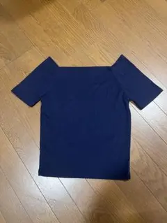 amood 半袖 オフショルダー ネイビー
