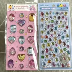 正規品‼️ボンドロしずくちゃん・サンリオキャラクターズストーンシール2セット♡
