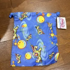【新品・保管品】Disney Store バズ・ライトイヤー 巾着