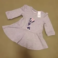 baby GAP ミニーマウス ワンピース グレー