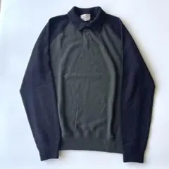 HERMES エルメス ウールカシミヤ ハーフボタン　ハイネック ニットのサムネイル
