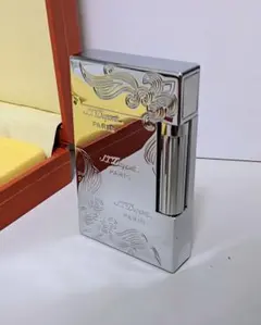 シルバー ガスライター 明瞭開閉音