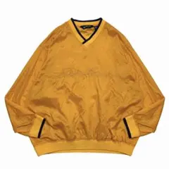 90s Eddie Bauer EBTEK Vネック ナイロンプルオーバー S