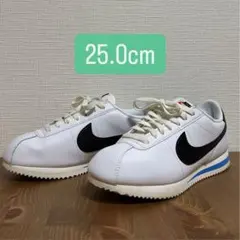 NIKE Cortez コルテッツ スニーカー 25.0cm ホワイト/ブラック