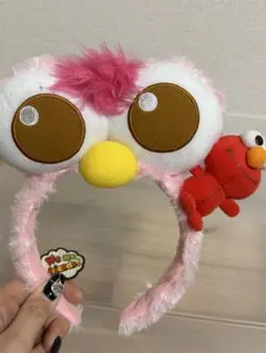 エルモ付きピンクカチューシャ