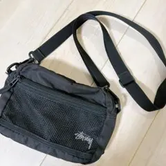 stussy ステューシー ショルダーバッグ 黒 ブラック サコッシュ