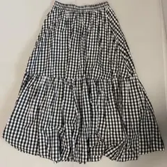 【Green Parks】ESCAR ギンガムティアードスカート