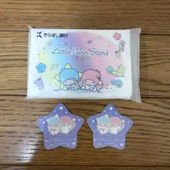 リトルツインスターズ キキララ ステッカー & ポケットティッシュ きらぼし銀行