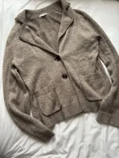 ensuite エンスウィート レナウン　ニットジャケット　M