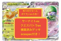 ym(9)1月末まで限定＂ワンコインデッキ＂サーナイトex構築済みデッキ